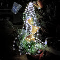 ANGMLN Solar Garden Lights Outdoor, Solar Watering Can Lights Garden Decor Gifts for Grandma Mom, Waterproof Hanging Lantern with String Lights Yard Decoration (Cool White-No Can)