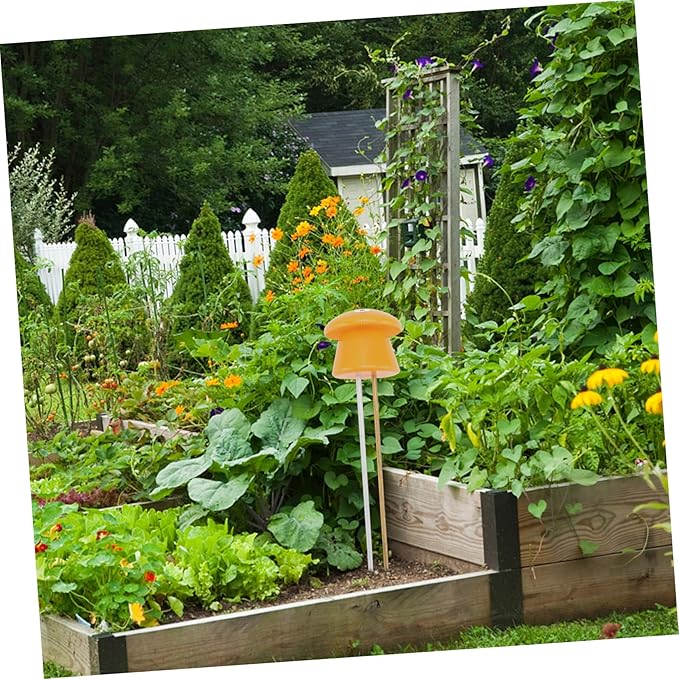 POPETPOP 1Pc One Soil Tester Mushroom Type Soil Hygrometer for Ph Moisture Light Measurement No Battery Needed Gardening Tool for Fruits Flowers and Vegetables