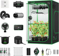 VIVOSUN Smart Pro Grow Tent Kit 4×4 Complete Smart Grow System WiFi-Integrated Automatic Control GrowHub E42A+, 2-in-1 Tunable Spectrum LED Grow Light, 360° Ventilation & Circulation Control System