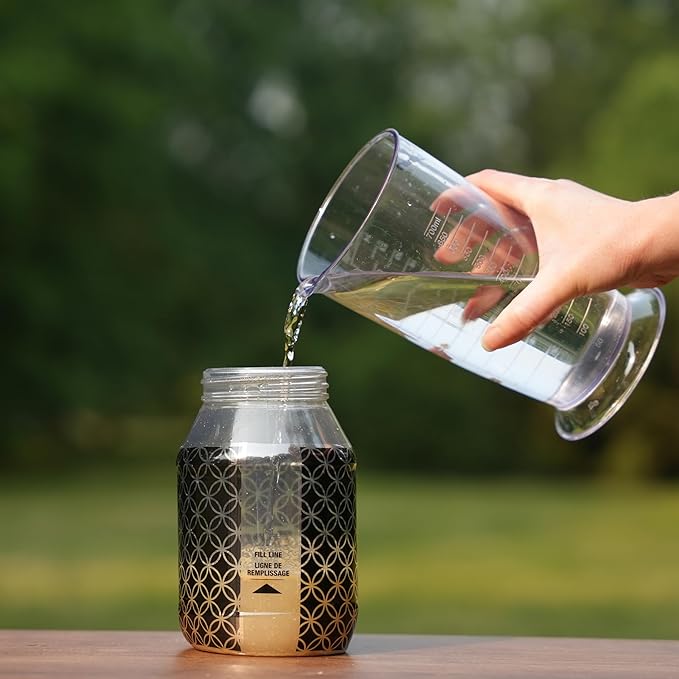 TERRO T380 Outdoor Reusable Fly Magnet Fly Trap - Poison Free Trap with Bait