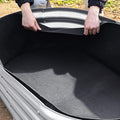 2mm Thick Fabric Garden Grow Bed Bags, 4x2x1 Ft Liners Designed For Outdoor Metal Raised Garden Beds, 60 Gallon Capacity Oval Large Vegetable Growing Boxes