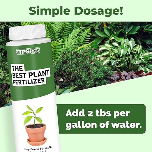 The Best Plant Fertilizer for Flowers, Veggies and Trees, Liquid Fertilizer by TPS Plant Foods, 8 oz (250mL)