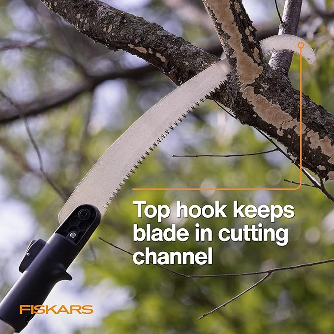 Fiskars XtendControl X2 Hook Bill Replacement Saw Blade, Triple-Ground Tooth Profile for Fast Cutting, Curved Blade for Faster Branch Cuts, Hardened Teeth for Long-Lasting Sharpness