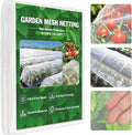 FEED GARDEN Garden Netting 8x33FT Ultra-Fine Mesh PE Cover for Vegetables Fruits Garden Row Cover Raised Bed Durable Protection from Birds Animals