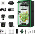 VIVOSUN Smart Pro Grow Tent Kit, 2.7 × 2.7ft 2-Plant Kit, WiFi-Integrated Automatic Control with GrowHub E42A+, Tunable Spectrum LED Grow Light, 360° Ventilation & Circulation Control System
