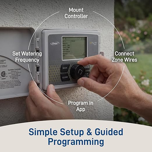 Orbit 57946 B-hyve 6-Zone Smart Indoor/Outdoor Sprinkler Controller