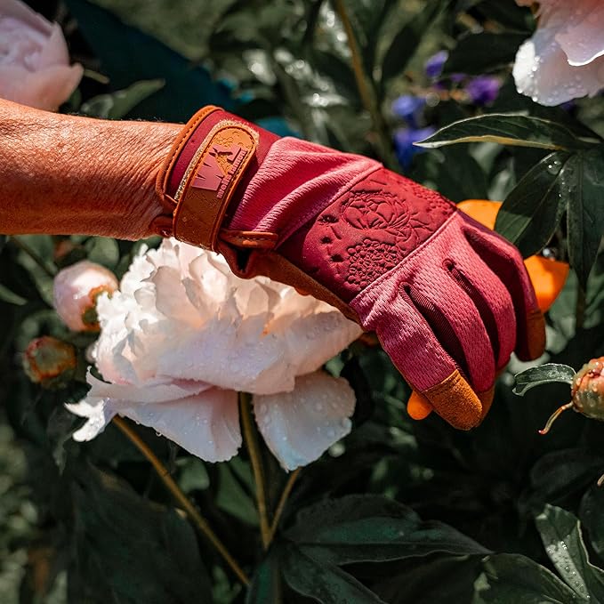Wells Lamont Women's High Dexterity Breathable Work and Gardening Gloves, Pink, Small (7759S-700)