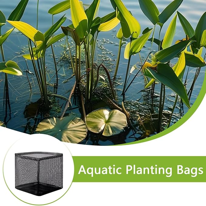Aquatic Planting Bags – Reusable Garden Grow Bags, Large Vegetable planterr | Breathable Fabric Planting Containers, Heavy-Duty Grow Sacks Set, Perfect for Tomato Potato Plant Balcony Backyard Use