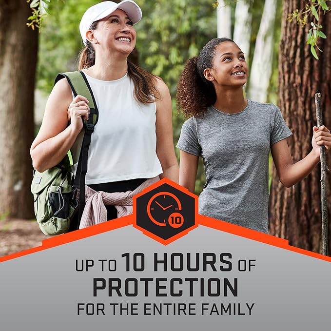 Repel 100 Insect Repellent, 4 Ounces, With DEET, 10-Hour Protection Long-Lasting Insect Repellent Pump Spray Repels Mosquitoes, Ticks, Gnats, Biting Flies, Chiggers And Fleas, 6 Pack