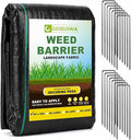 3ftx50ft Weed Barrier Landscape Fabric Heavy Duty,Weed Control Garden Cloth Woven Geotextile Fabric for Flower Bed,Driveway Fabric Ground Cover(3.2OZ)