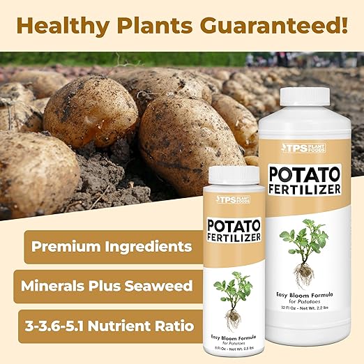 Potato Fertilizer, Complete Liquid Potato Plant Food, 8 oz (250mL)