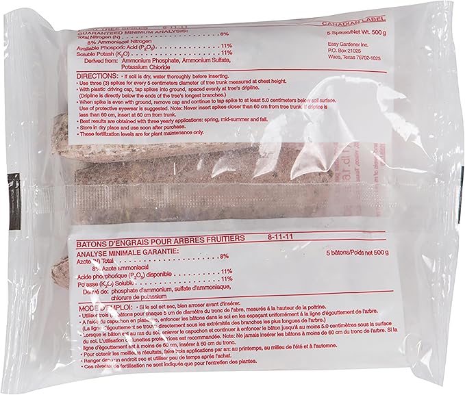 Jobe’s Garden Fertilizer Spikes, Easy Plant Care Slow Release Fertilizer for Fruit and Citrus Plants and Trees, 5 Count