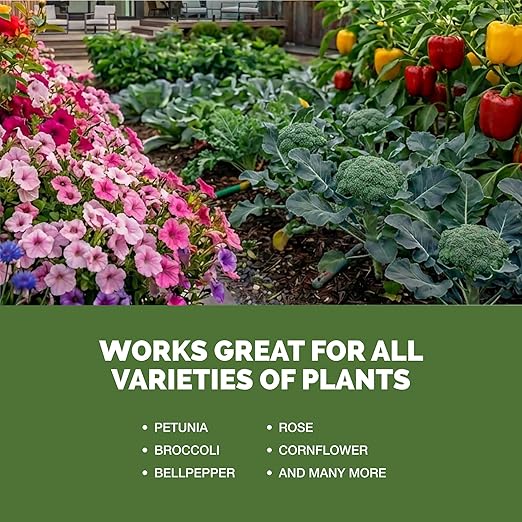 Plant Fertilizer for All Plants – Liquid Plant Food for Healthy Growth, Strong Roots & Vibrant Foliage, 1 Gallon