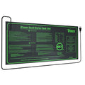 iPower GLHTMTSV1 Durable Waterproof Seedling Heat Mat Warm Hydroponic Heating Plant Germination Starting Pad, 10" x 20", Black