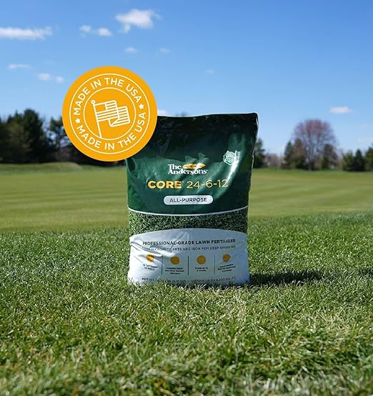 The Andersons Core 24-6-12 Professional-Grade All-Purpose Lawn Fertilizer - 45 lbs. Covers up to15,500 sqft.
