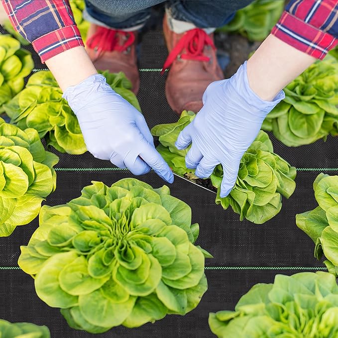 4FT x 50FT Weed Barrier Fabric Heavy Duty, 5.8oz Landscaping Fabric Woven Landscape Ground Cover for Gardens & Lawns