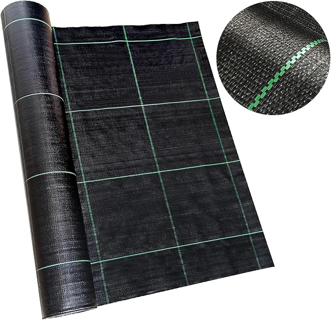 3ft x100ft Landscape Fabric -Heavy Duty Weed Barrier Fabric for Landscaping, Weed Blocker Cloth,Geotextile Fabric for Garden, Driveway & Ground Cover, Garden Weed Mats,Grid Design