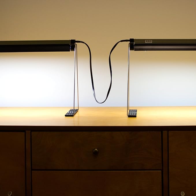 Ferry Morse Indoor Grow Light Fixture with T5 Bulb, Compact Size 24 x 11in., Easy to use and Setup, for Seed Starting, Growing seedlings & cuttings Indoors Plus Connector Cord, 2 Pack
