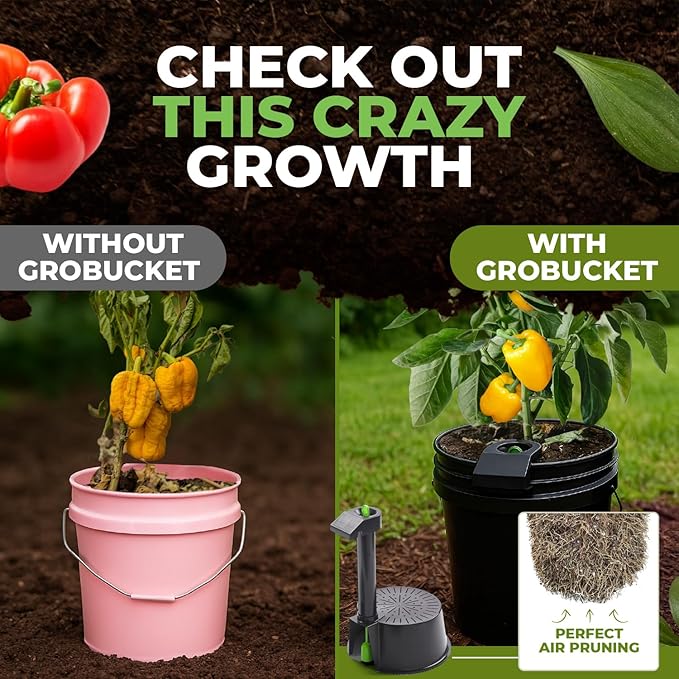 Self Watering Planter Insert w/LifeTested Technology, Water Reservoir & Level Indicator - Turn Any 5-Gal Bucket into a DIY, Portable Automatic Container Indoor-Outdoor Garden, 10-Pack