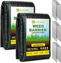 3ftx100ft Weed Barrier Landscape Fabric Heavy Duty,Weed Control Garden Cloth Woven Geotextile Fabric for Flower Bed,Driveway Fabric Ground Cover(3.2OZ)