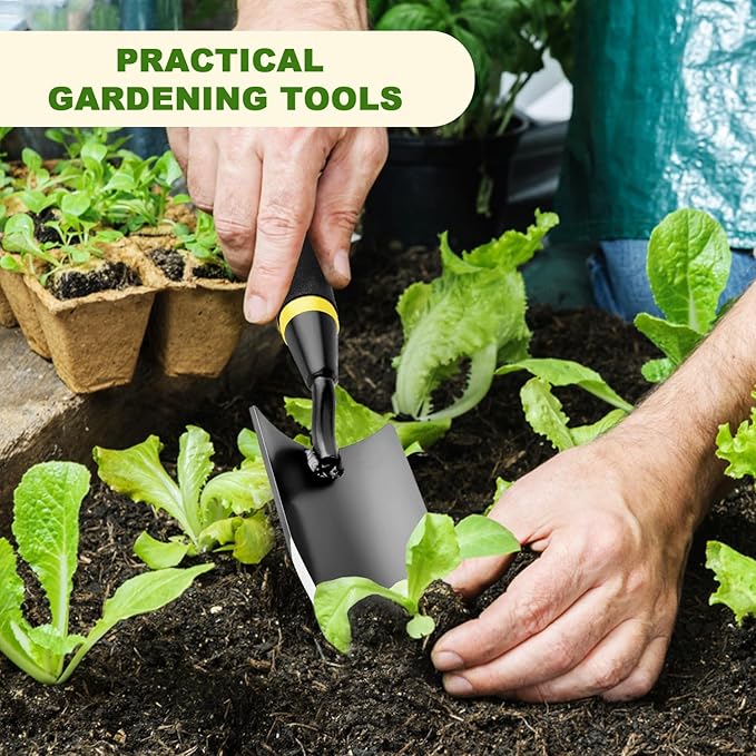 Weeder Tool for Weeding, Heavy Duty Gardening Hand Tool with Ergonomic Handle and Hanging Hole for Storage.