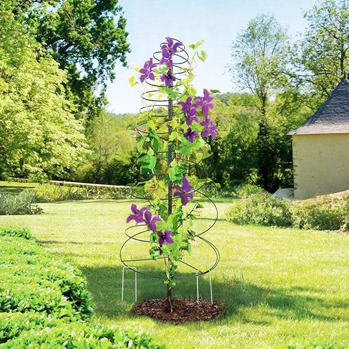 Trellis for Climbing Plants Outdoor,Plants Trellis 73 inch Support Metal Garden Trellis for Plants Flowers Light Vegetables Vine Support