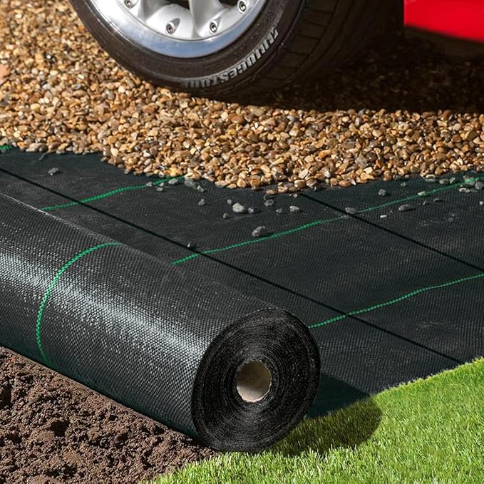 Garden Weed Barrier Fabric, Heavy Duty Landscape Fabric, Ground Cover Weed Blocker Cloth, Landscaping Fabric for Garden, Vegetable Beds, Path Way (WBF-4ft x 300ft)
