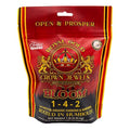 Royal Gold Crown Jewels Organic Bloom 1-4-2 Dry Soluble Fertilizer, 1 lb - for Feeding Flowering Crops to Produce Vigorous Blossoms and Optimal Plant Development
