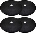 EBaokuup 4 Pack 32.3 Inch Non-Woven Tree Mulch Ring - Degradable Tree Protector Mat, Reusable Tree Weed Barrier Mat for Weed Control Root Protection