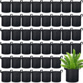 45 Pack Grow Bags Aeration Fabric Planter Pots Nonwoven Grow Bags with Handles Black Plant Container Bucket for Garden Planting Vegetable Flower Potato (3 Gallon)