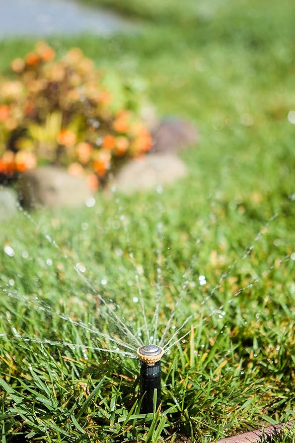 Rain Bird 22SAPROPR Pressure Regulating (PRS) High-Efficiency Pro Rotary Sprinkler, Hand Adjustable 45°- 270° Pattern, 17' - 24' Spray Distance, 4" Pop-up Height (Pack of 2)