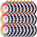 Jovitec Universal Ph Test Paper Strips Ph Test Strips Roll, Measure Full Range 0-14 Each 16.4 ft(24 Rolls)