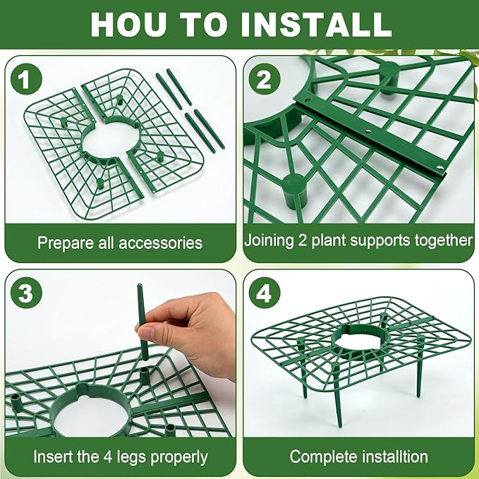 8 Set Strawberry Plant Support with Wire Plant Protectors from Animals, 32.8Ft x 16In Metal Mesh Plant Cage Cover Guards and Strawberry Growing Rack Sets for Garden Strawberry Vegetables Plants