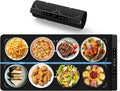 Graphene Warming Mat for Food, Dual-Zone Heating XXL 36”x17”, Food Warmer for Parties Buffets with 6 Temperature & Timer, Child Lock, Daily Use, Gift for Family, Mom, Black