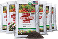 Brut Organic Potting Soil 1 CU FT – Premium Plant Soil with Organic Worm Castings, Trace Minerals & Perlite – Chemical-Free, Filler-Free – Ideal Potting Mix for Indoor & Outdoor Plants – Pack of 6