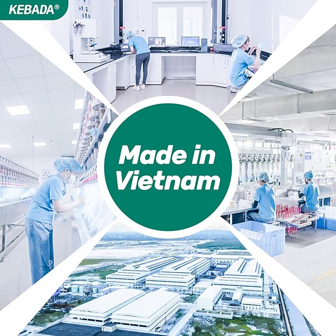 Kebada W5 Work Gloves Bulk Pack (60 Paris), Foam Nitrile Coated Working Gloves with Grip, Ultra Stretchable Spandex Knit Gloves for Gardening and Light Duty Mechanic Work, Large (Made in Vietnam)