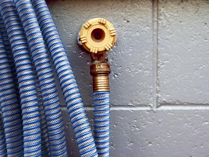 Continental Kinkguard Blue Garden Hose, 5/8in Inside Diameter x 50ft Length, Male x Female Garden Hose Thread