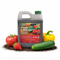 Yardi Fruit & Bloom Plant Food | Outdoor Garden Fertilizer for Fruits, Vegetables & Flowers | Nutrients for Flowering & Fruiting | NPK 2-15-15 with Micronutrients | 32 Ounce