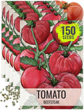 Seed Needs Tomato Seeds for Planting Indeterminate True Beefsteak Tomatoes - Non-GMO Heirloom & Untreated Vegetable Seed to Plant a Home Grown Outdoor Veggie Garden (5 Packs)