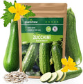 Zucchini Seeds for Planting - 45 Black Beauty Summer Squash Seeds - Non-GMO, Heirloom Vegetable Seed Packet for Home Garden, Hydroponic, Indoor/Outdoor
