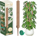 3 Moss Poles in 1, Bendable Monstera Plant Support, 30IN Tall Plant Stakes for Indoor Plants, Coir Pole Plant Support for Climbing Plants, Pothos, Philodendron-1 Pack