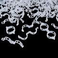 300Pcs Garden Vine Plant Support Clips,Plastic Fixing Clips for Securing and Training Climbing Plants,Tomatoes,Grapes,Vine Vegetables and Potted Plant (300, White)