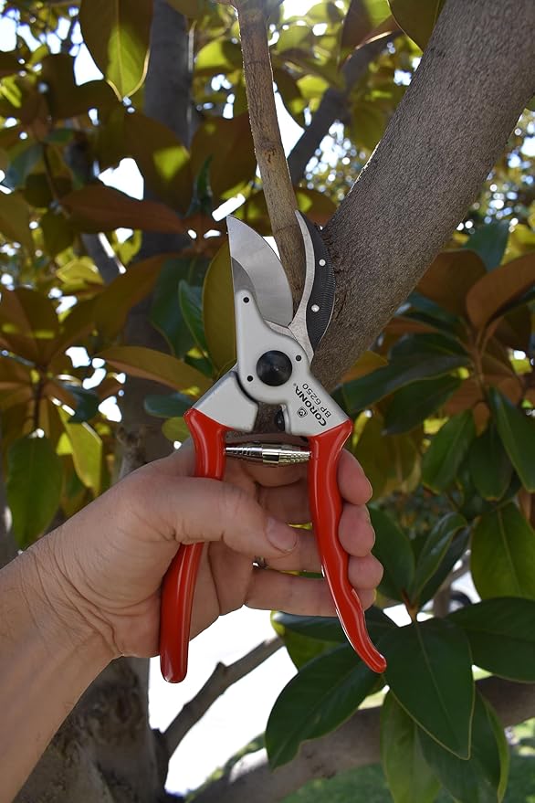 Corona Tools SP 6250 Aluminum Bypass Pruner Kit With Universal Tool Pouch and Carbide Sharpening Tool