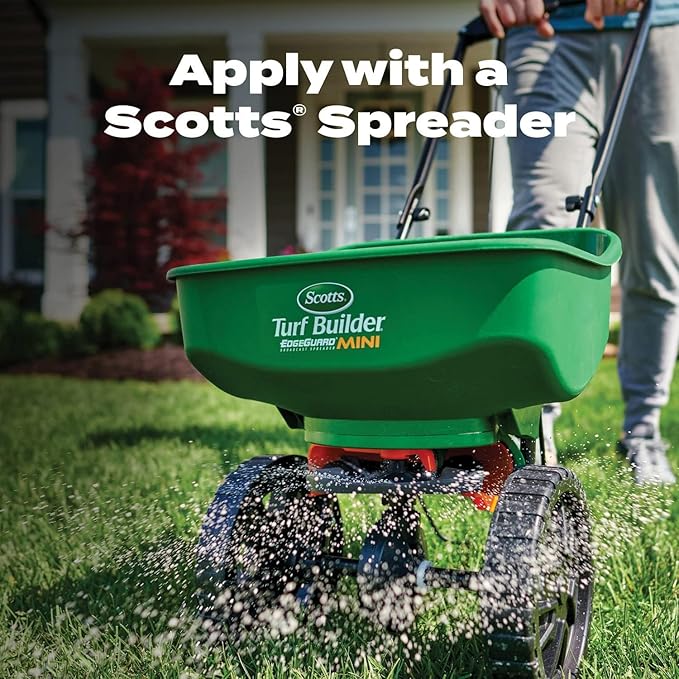 Scotts Turf Builder Halts Crabgrass Preventer with Lawn Food - Pre-Emergent Weed Killer, Lawn Fertilizer, 5,000 sq. ft., 13.35 lb