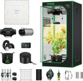 VIVOSUN Smart Grow Tent Kit 2.7 × 2.7ft WiFi-Integrated Automatic Complete Grow System with Full Spectrum LED Grow Light, Efficient Ventilation System with GrowHub E42A+ Controller