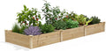 Greenes Fence Premium Cedar Raised Garden Bed, 4' x 12' x 14" (3/4" Thick) - Made in USA with North American Cedar
