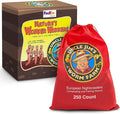 Uncle Jim's Worm Farm 250 Count Super Red European Nightcrawlers for Composting and Garden Soil Aeration | Large Nightcrawlers Improve Soil Structure and Quality for Healthier Gardens