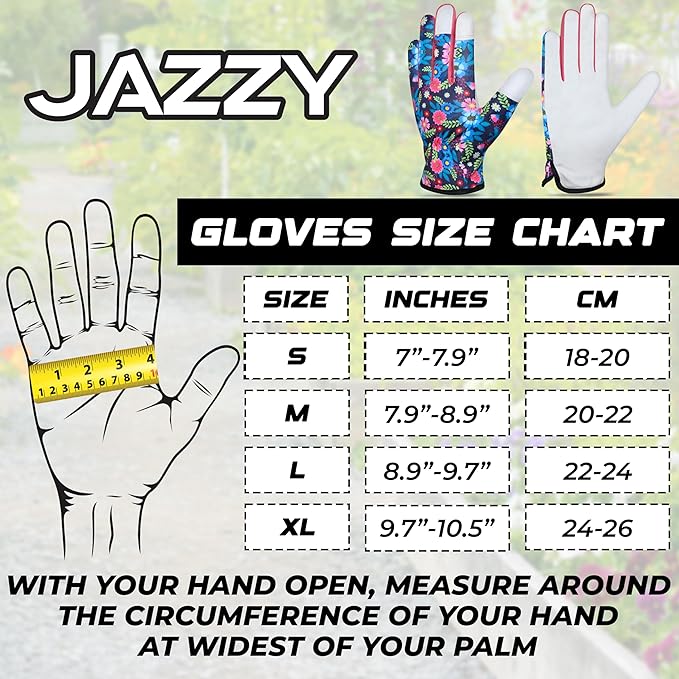 Jazzy Gardening Gloves Thorn Proof Safety Working Glove Leather Work Welding Gardening Glove for Men Women