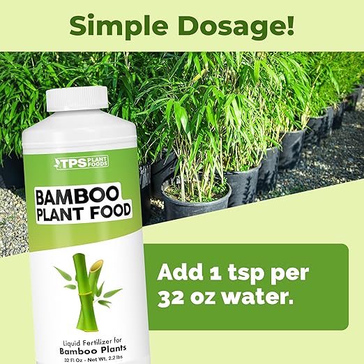 Bamboo Plant Food, Complete Liquid Bamboo Fertilizer, 32 oz (1 Quart)