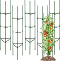 TCBWFY 6-Pack 63-Inch Adjustable Tomato Cages, Heavy-Duty Metal Plant Support Trellis for Garden and Pots, DIY Tomato Stakes, Height Adjustable 16 to 378 Inches